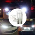 10pcs Clear White Tail Signal Brake Light Lamp Incandescent Bulb 7443 T20 W21w W21 5w