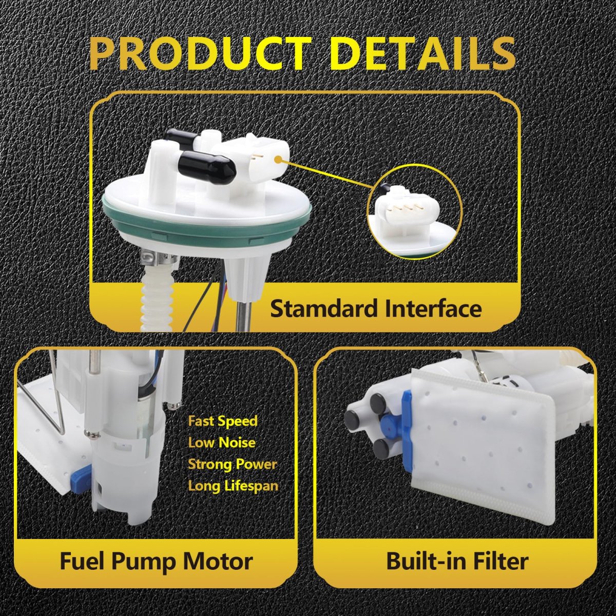 Fuel Pump Module For Can Am 2016 2021 Defender Hd10 Hd8 Hd5 Replaces 709000662 709001189 47 1025 Includes Filter Screen And