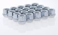 White Knight 1309-1s-20am Zinc Finish 14mm X 1 50 Thread Size Open End Bulge Acorn Lug Nut Pack Of 20 