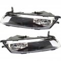 Volkswagen Cc Fog Light Assembly 2013-2015 Driver And Passenger Side Pair For Vw2592125 Vw2593125 