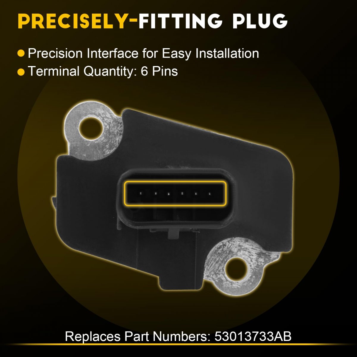 Mass Airflow Sensor 53013733ab Compatible For 2005-2006 Jeep Liberty