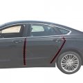Red Hound Auto Door Edge Lip Guards 2013-2018 For Ford Fusion 4pc Clear Paint Protector Film Not Universal Pre-cut Custom Fit