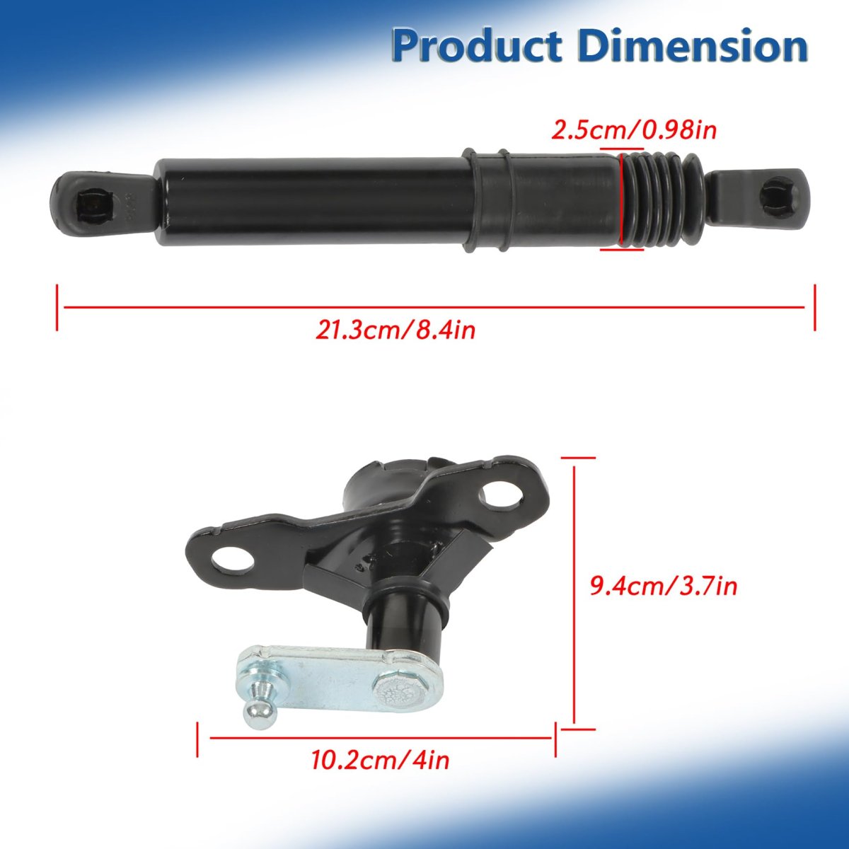 Tailgate Damper Kit Black Replacement For F150 2021 2024 Ml3z5d008c Rear Vehicle Specific Fit