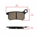 Caltric Front Brake Pads Compatible With Ktm 46213030000 46113030000
