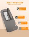 Ocpty Gray Sun Visor Left Driver Side Without Sunroof Vanity Light Fit For 2012 2013 2014 Honda Civic 83230-tr0-a01