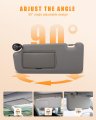 Ocpty Gray Sun Visor Left Driver Side Without Sunroof Vanity Light Fit For 2012 2013 2014 Honda Civic 83230-tr0-a01