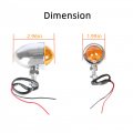 Gxywady Motorcycle Chrome Driving Spot Fog Light Turn Signal Bar Kit With Bracket Set