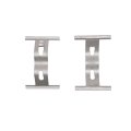 Disc Brake Hardware Set Rear For Porsche Cayman 2014 2015 2016 Alx Pau Df 340 02007 Cla4 Black Standard Style Replacement Part 