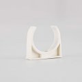 Uxcell Pvc Home U Shaped Pipe Clamp Water Supply Holder Stands Snap-in Clamp Bracket 40mm Dia 10pcs White