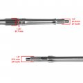 Caltric Rear Axle Compatible With Yamaha Big Bear 350 Yfm350 1996-1998 4gb-25381-10-00