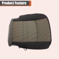 Front Driver Side Bottom Gray Cloth Seat Cover And Foam Cushion Replacement For Ram 2009-2012