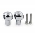 Httmt- Motorcycle Chrome 22mm 7 8 Round Handlebar Riser Compatible With Suzuk Kawasak P N Mt030-017-22