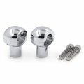 Httmt- Motorcycle Chrome 22mm 7 8 Round Handlebar Riser Compatible With Suzuk Kawasak P N Mt030-017-22
