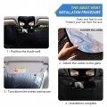 Car Windshield Sun Shade Swirling Blue White Marbled Front Window Sunshade Cover For Most Sedans Suv Truck 55x27 5inch