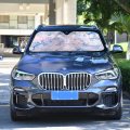 Car Windshield Sun Shade Swirling Blue White Marbled Front Window Sunshade Cover For Most Sedans Suv Truck 55x27 5inch