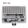 Electronics Repair Tool Kit 59 In 1 Magnetic Precision Screwdriver Tweezer Sets For Repairing Mobile Computer Laptop Small Home