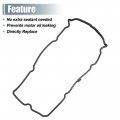 Uxcell Engine Valve Cover Gaskets For Nissan X-trail 2002-2013 No 132703z000 132708h300 132708h301 Black