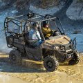 Sautvs Tpe Bed Mat Liners For Honda Pioneer 700-4 2014-2024 Utv Rubber Rear Cargo All Weather Protection Slush Liner 700 4p