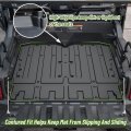 Sautvs Tpe Bed Mat Liners For Honda Pioneer 700-4 2014-2024 Utv Rubber Rear Cargo All Weather Protection Slush Liner 700 4p