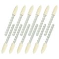 Uxcell 12 Pcs 4 7mm Dia 3mm Shank Polishing Buffing Tool Conical Mounted Felt Bobs