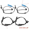 A-premium Abs Wheel Speed Sensor Compatible With Mini Models Cooper 2014-2015 Front And Rear Driver Passenger Side 4-pc Set