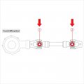 For Suzuki Vinson 500 Lt-a500f 4x4 2002-2007 Drive Shaft U-joint Kit Model Kvtr-20156
