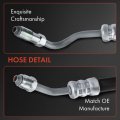 A-premium Power Steering Pressure Hose Line Assembly Compatible With Jeep Liberty 2004-2005 3 7l Pump To Rack Gear