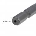 Uxcell Metric Spiral Machine Screw Tap M8 Thread 1 25 Pitch Countersink Drill Bit H2 Hex Shank Hss 2pcs