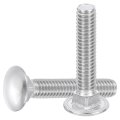 25pcs Carriage Bolts 5 16 -18x2 Stainless Steel 18-8 304 Round Head Square Neck Screws Bolt Screw For Fastening Accessories 