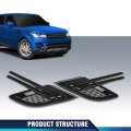 Fender Vent Grille Trim Louver Pair For 2014-2017 Land Rover Range Sport Without Svr Lr044148 Glossy Black
