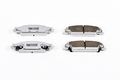 Z26-922 Rear Carbon Fiber Ceramic Brake Pads With Installation Hardware For Cadillac Cts 2003 To 07 Sts 2005 11 And Pontiac 