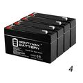 6v 1 3ah Sla Battery For Cyclops Sirius 300 Lumen Spotlight 4 Pack Mighty Max Brand Product 