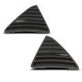 Pit66 Front Bumper Grille Fog Light Lamp Cover Compatible With Ford Focus 2012-2014 Cp9z-17k946-a Cp9z-17k946-b 