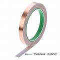 Uxcell Double Sided Conductive Tape Copper Foil Adhesive 12mm X 20m 21 8yards Length For Guitar Emi Shielding Crafts Electrical