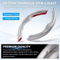 Cartist Carbon Fiber Steering Wheel Cover Custom Fit For Tesla Model 3 2017-2023 And Y 2020-2023 Anti Skid Leather Car