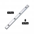 Uxcell Straight Line Connector 4pcs 4 3inch Inside Joint Brackets With M5 Screws For 3030 Series Aluminum Extrusion Profile T