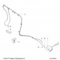 Polaris Ranger Shift Cable Genuine Oem Part Qty 1