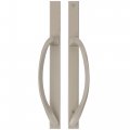 Rockwell Laguna Contemporary Dummy Sliding Patio Door Handleset In Desert Sand Finish 