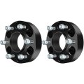 2x 6 Lug Wheel Spacers Adapters 1 5 6 12x1 5 78 1mm Black For 2003-2006 Ssr 2002-2009 Trailblazer Envoy 