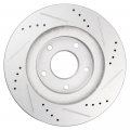 Ocpty Brakes And Rotors Set With 2 Front Brake Rotots 4 Ceramic Pads Fit For 2002-2004 Infiniti I35 2002-2006 Nissan Altima