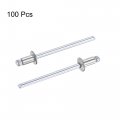 Uxcell Blind Rivets 304 Stainless Steel 3 2mm Diameter 5mm Grip Length Silver 100pcs