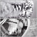 Ho2502120 Oe Style Driver Left Side Chrome Housing Headlight Lamp Compatible With Honda Accord 03-07