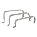 St241 Fuel Tank Strap Double Layered Steel Mounting Brackets For Plastic Tanks Brushed Finish Vehicle Specific Fit 