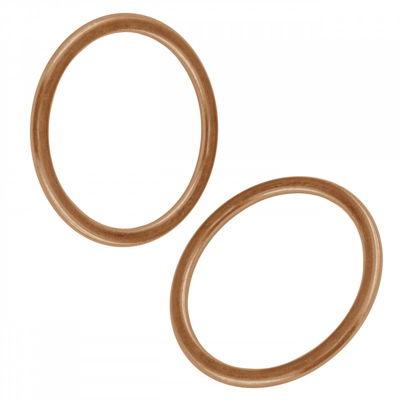 Caltric 2x Muffler Pipe Gasket For Honda Shadow Sabre 1100 Vt1100c2 2000-2007