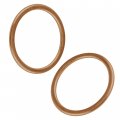 Caltric 2x Muffler Pipe Gasket For Honda Shadow Sabre 1100 Vt1100c2 2000-2007