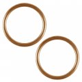 Caltric 2x Muffler Pipe Gasket For Honda Shadow Sabre 1100 Vt1100c2 2000-2007