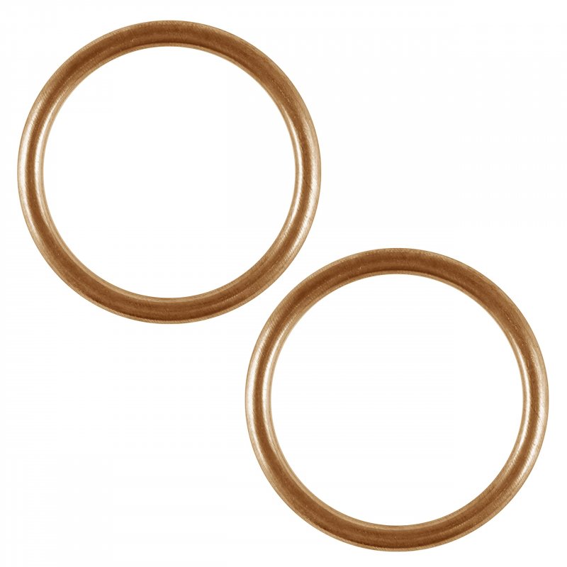 Caltric 2x Muffler Pipe Gasket For Honda Shadow Sabre 1100 Vt1100c2 2000-2007