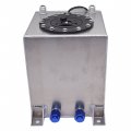 Labwork Fuel Cell Tank Aluminum Street Drift Strip Racing Drift 2 5 Gallon 9 5l W Level Sender And Black Cap