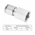 Uxcell Compression Tube Fitting 1 4npt Female Thread X 4 Od Straight Coupling Adapter 304 Stainless Steel
