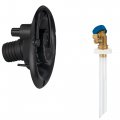 Recpro Rv Round Fresh Water Gravity Fill Hatch Inlet  Camper Trailer Black Yes Quick
